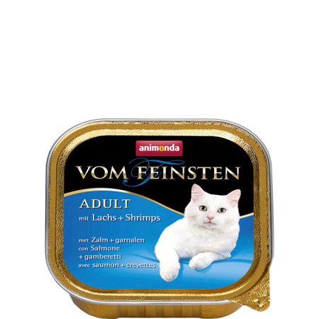 Animonda vom Feinsten - szalka ADULT z łososiem w sosie ziołowym