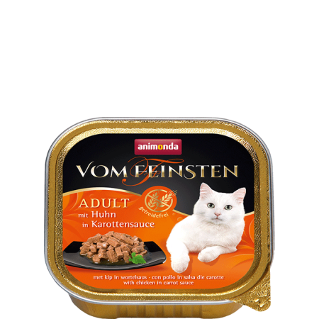 Animonda vom Feinsten - szalka ADULT z kurczakiem w sosie marchwiowym
