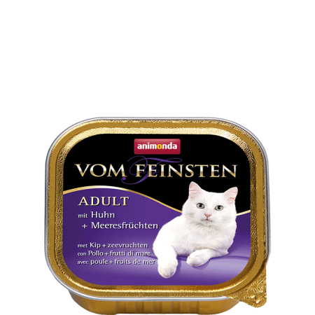 Animonda vom Feinsten - szalka ADULT z kurczakiem i owocami morza