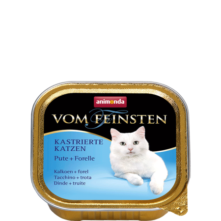 Animonda vom Feinsten - szalka KASTRAT  z indykiem i pstrągiem