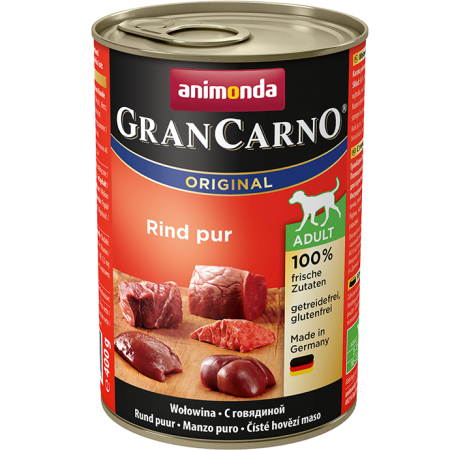 Animonda GranCarno ADULT ORIGINAL - puszka dla dorosłych psów; Wołowina