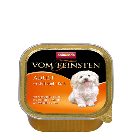 Animonda vom Feinsten - szalka ADULT z drobiem i cielęciną