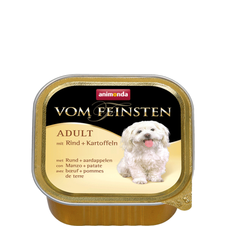 Animonda vom Feinsten - szalka ADULT dla psa z wołowiną i ziemniakami