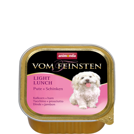 Animonda vom Feinsten LIGHT - szalka ADULT niskokaloryczna dla psa z indykiem i szynką