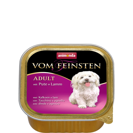 Animonda vom Feinsten - szalka ADULT dla psa z drobiem i jagnięciną