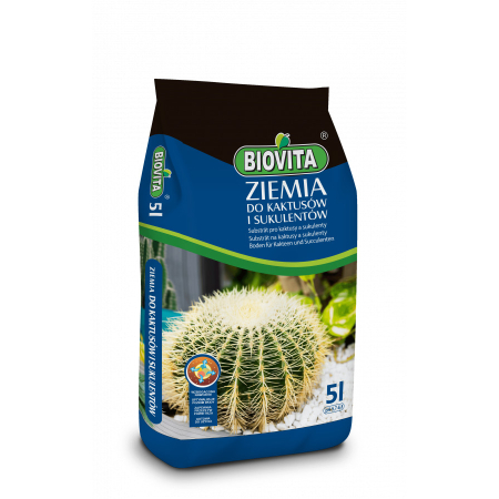Ziemia Podłoże do kaktusów i sukulentów BIOVITA 5l
