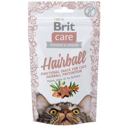 Brit Care Cat Snack Hairball odkłaczanie 50g