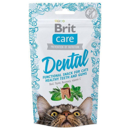 Brit Care Cat Snack Dental 50g