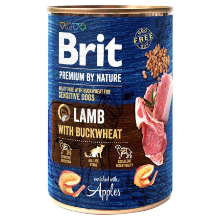 Brit Premium Lamb - Jagnięcina z gryką 400g