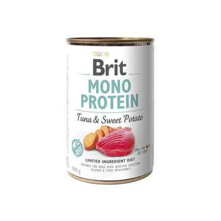 Brit Mono Protein Tuna - Tuńczyk i Słodkie ziemniaki 400G