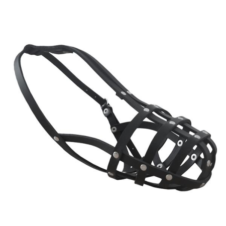 Kaganiec skórzany czarny, średni - Owczarek