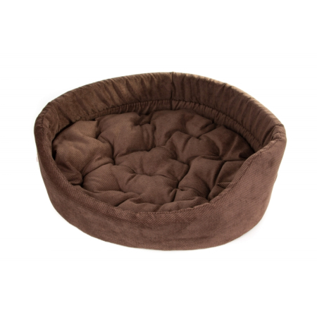 LEGOWISKO 1 COMFORT Z PODUSZKĄ 43x36x14cm  - Brąz