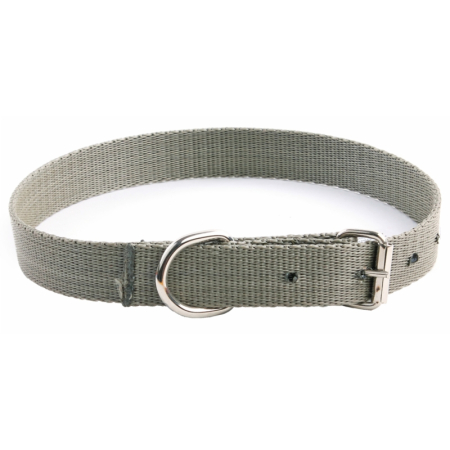 Obroża TAŚMA regulowana Met. 20mm /57cm Khaki