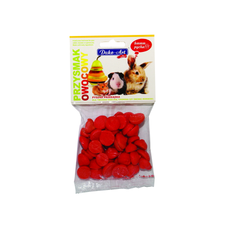 Przysmak owocowy, przekąska dla gryzoni ok.40g - zawieszka