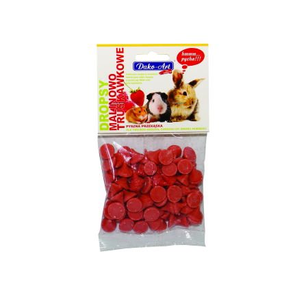 Dropsy malinowo-truskawkowe ok.75g