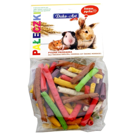 Zawieszka Pałeczki Kolorowe dla gryzoni 75g