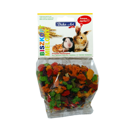 Biszkopt mielony, przekąska dla gryzoni 65g - zawieszka