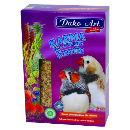 Exotic - karma dla zeberek, 500g