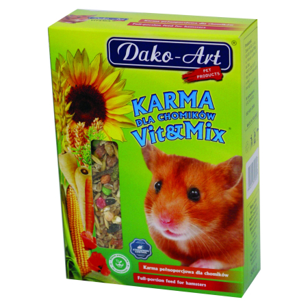 Dako-Art Vit & Mix – Pełnoporcjowa Karma dla Chomików 500g