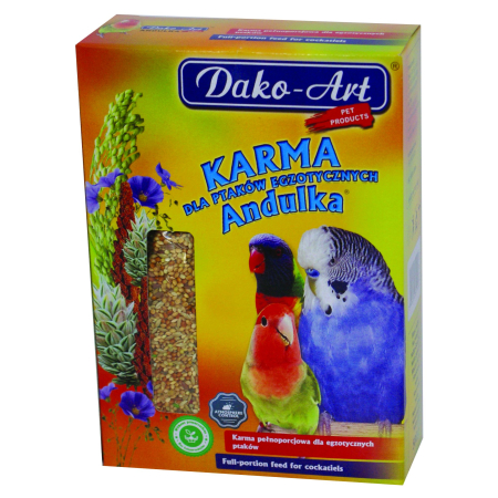 Andulka  - karma dla ptaków egzotycznych owocowa, 500g