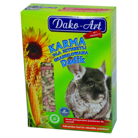 Dadik - karma dla szynszyli granulowana, 500g
