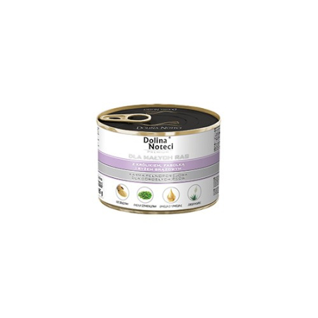 Dolina Noteci Premium z Królikiem, Fasolką i Ryżem 185 g