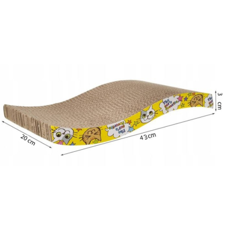 Drapak Kartonowy 2 TEKTUROWY dla Kota + Kocimiętka