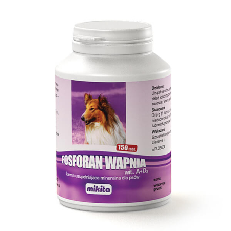 Fosforan Wapnia wit. A+D3  150 tabl.