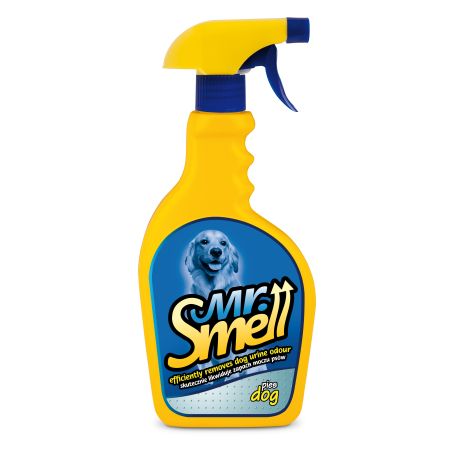 MR. SMELL Pies likwiduje zapach moczu psa
