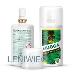 Mugga Spray 9,5% DEET 75ml -  Powyżej 2 roku życia