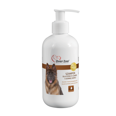 Over Zoo Szampon dla psów o czarnej i ciemnej sierści 250ml