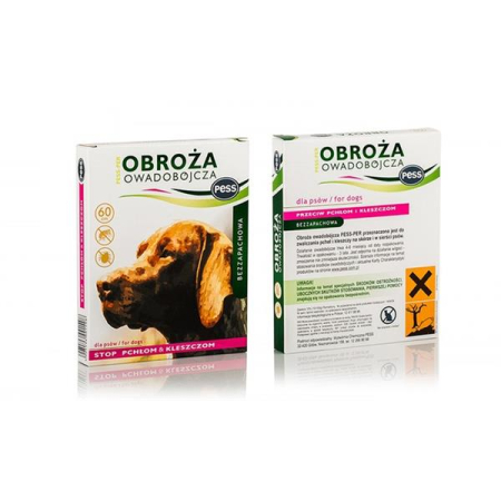 Obroża owadobójcza PESS-PER bezzapachowa  60cm