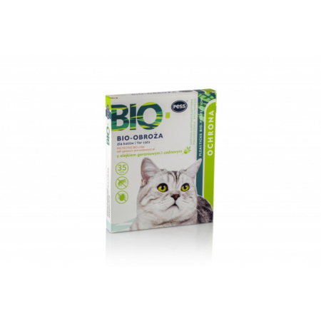 BIO-OCHRONA: BIO-obroża z olejkiem geraniowym i cedrowym