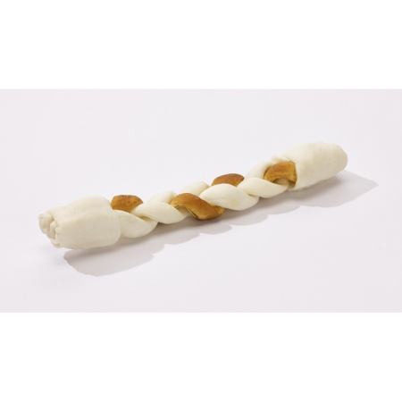 Warkocz Premium Brąz-Biały  ok 25cm