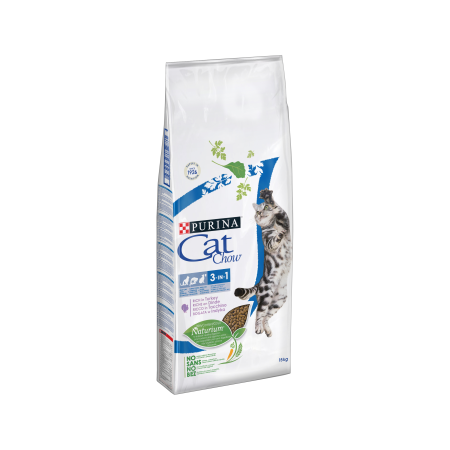 Purina Cat Chow® ADULT 3w1 - karma sucha dla dorosłych kotów o smaku indyka