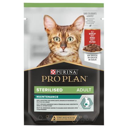 PRO PLAN Sterilised wołowina saszetka 85g