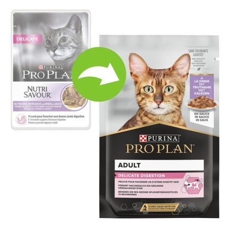 PRO PLAN Delicate dla wybrednych kotów ryba saszetka 85g
