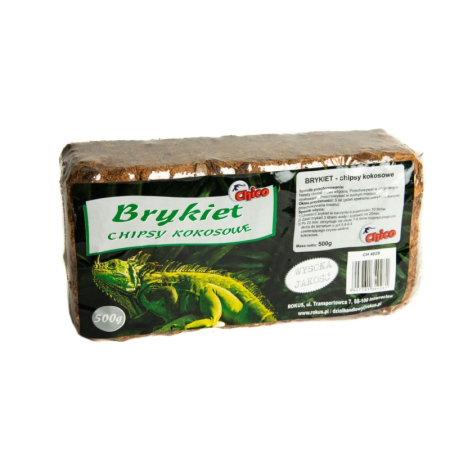 CHICO Podłoże do Terrarium Brykiet Chipsy Kokosowe 500g