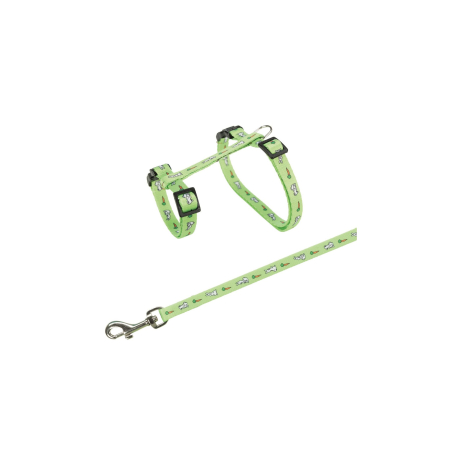 Trixie Szelki ze smyczą dla królika 25-44cm/10mm z motywem