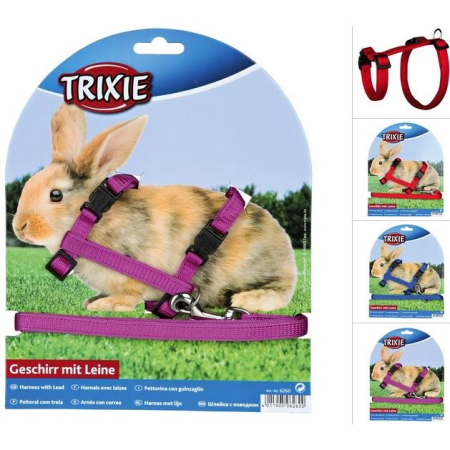 Trixie Szelki ze smyczą dla królika 25-44cm/10mm
