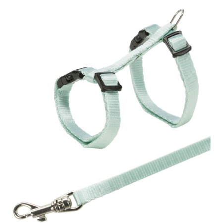 TRIXIE Szelki ze smyczą dla młodego kota 19-31cm/8mm