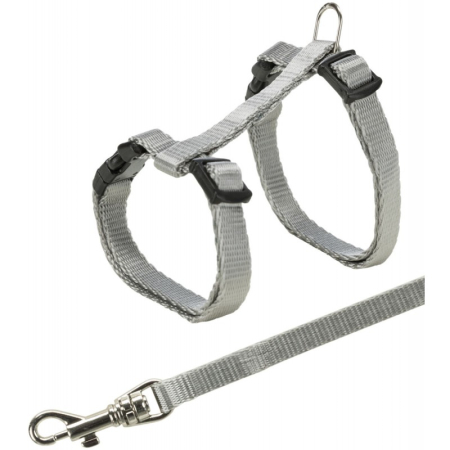 TRIXIE Szelki ze smyczą dla młodego kota 19-31cm/8mm