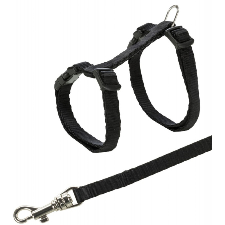 TRIXIE Szelki ze smyczą dla młodego kota 19-31cm/8mm