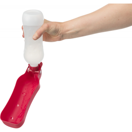 Butelka - Bidon z miską, turystyczna do picia 700ml