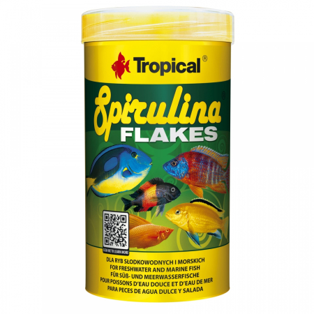 Tropical Spirulina Flakes 100 ml – Pokarm dla ryb ze spiruliną
