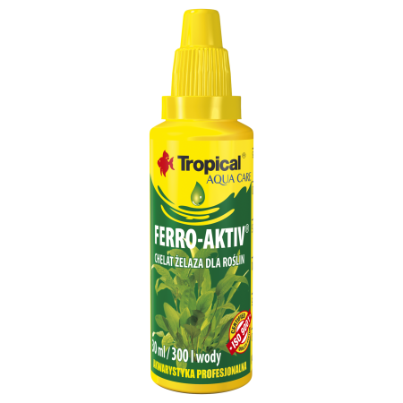 Tropical Ferro-Aktiv 30ml – nawóz z żelazem dla roślin akwariowych