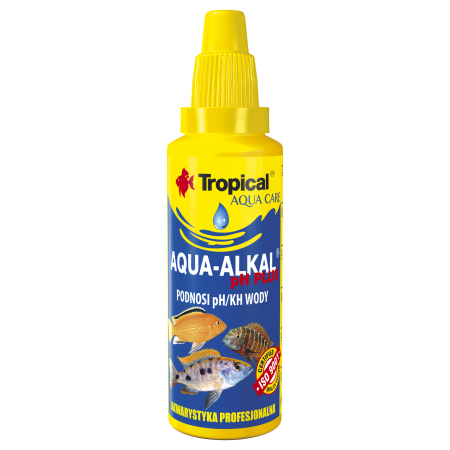 Tropical Aqua-Alkal pH-Plus 30ml – podnosi pH i twardość wody w akwarium