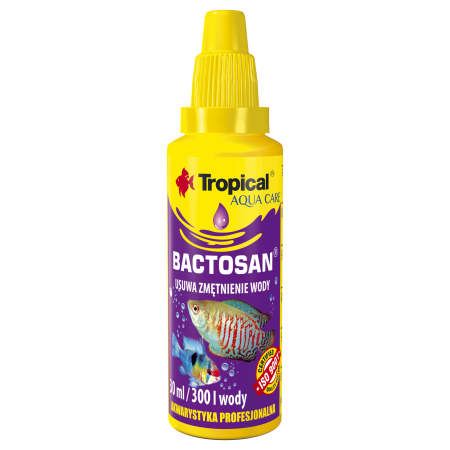 Tropical Bactosan 100ml – oczyszcza wodę i usuwa zmętnienie w akwarium