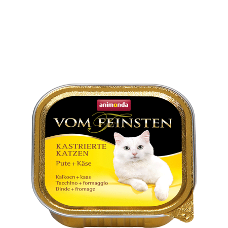 Animonda vom Feinsten - szalka KASTRAT z indykiem i serem